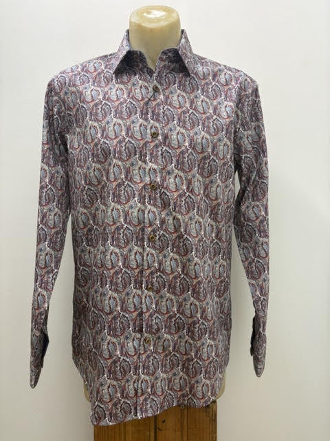 AK Demire - LS Shirt Burgundy