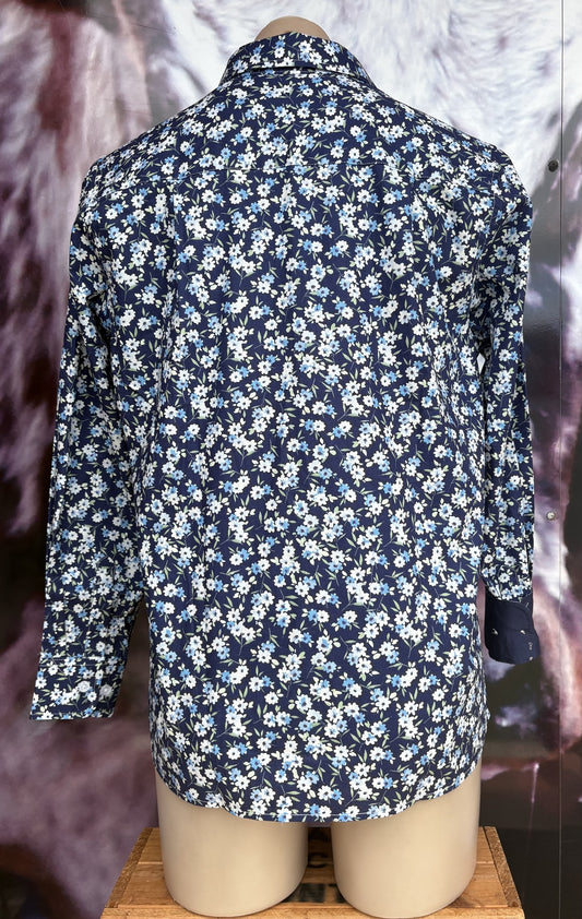 Trad Country - Navy Blouse