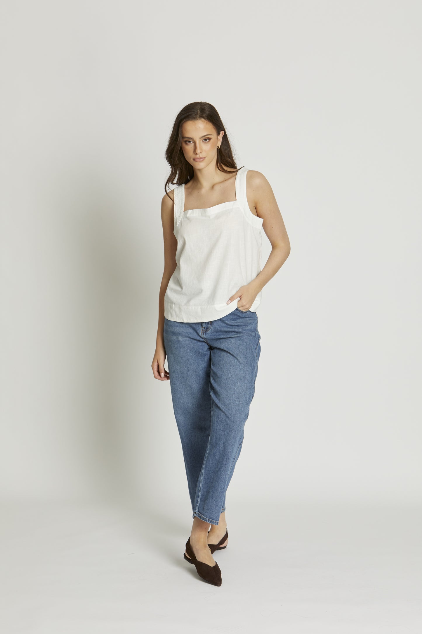 Florence - Holly Top White