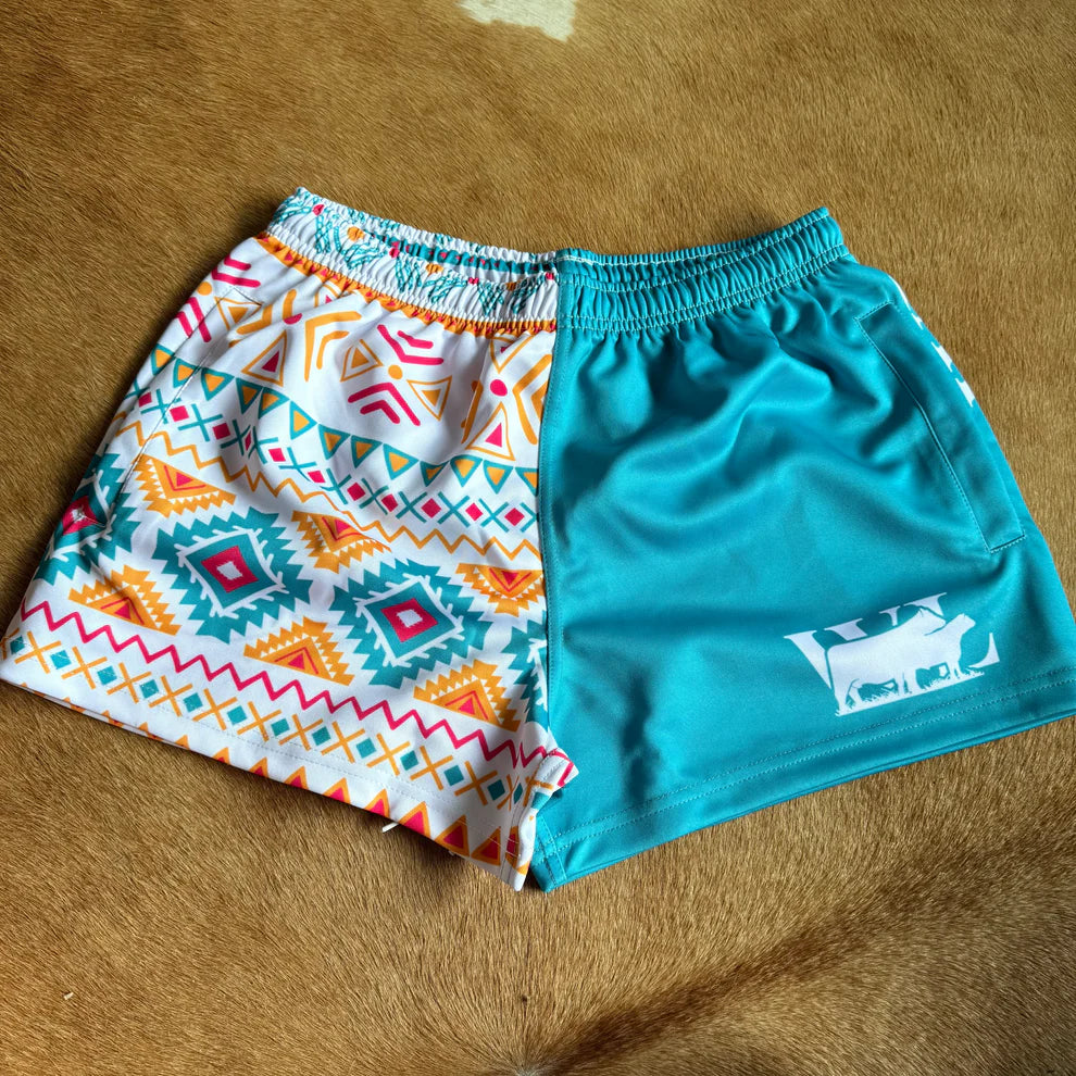 WL - Adult Aztec Footy Shorts