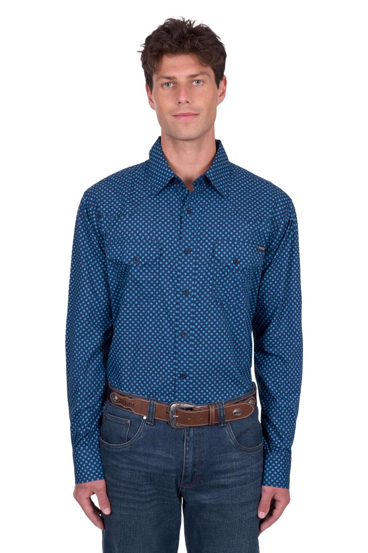 Pure Western - Mens Brandon Long Sleeve Shirt