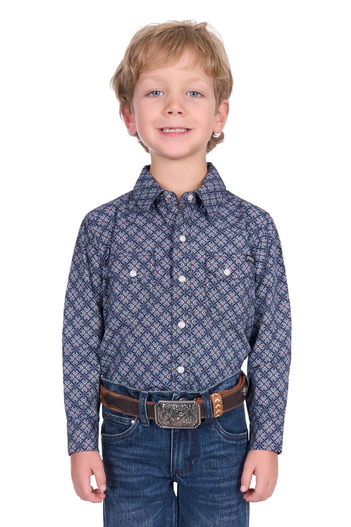 Pure Western - Boys Douglas Long Sleeve Shirt