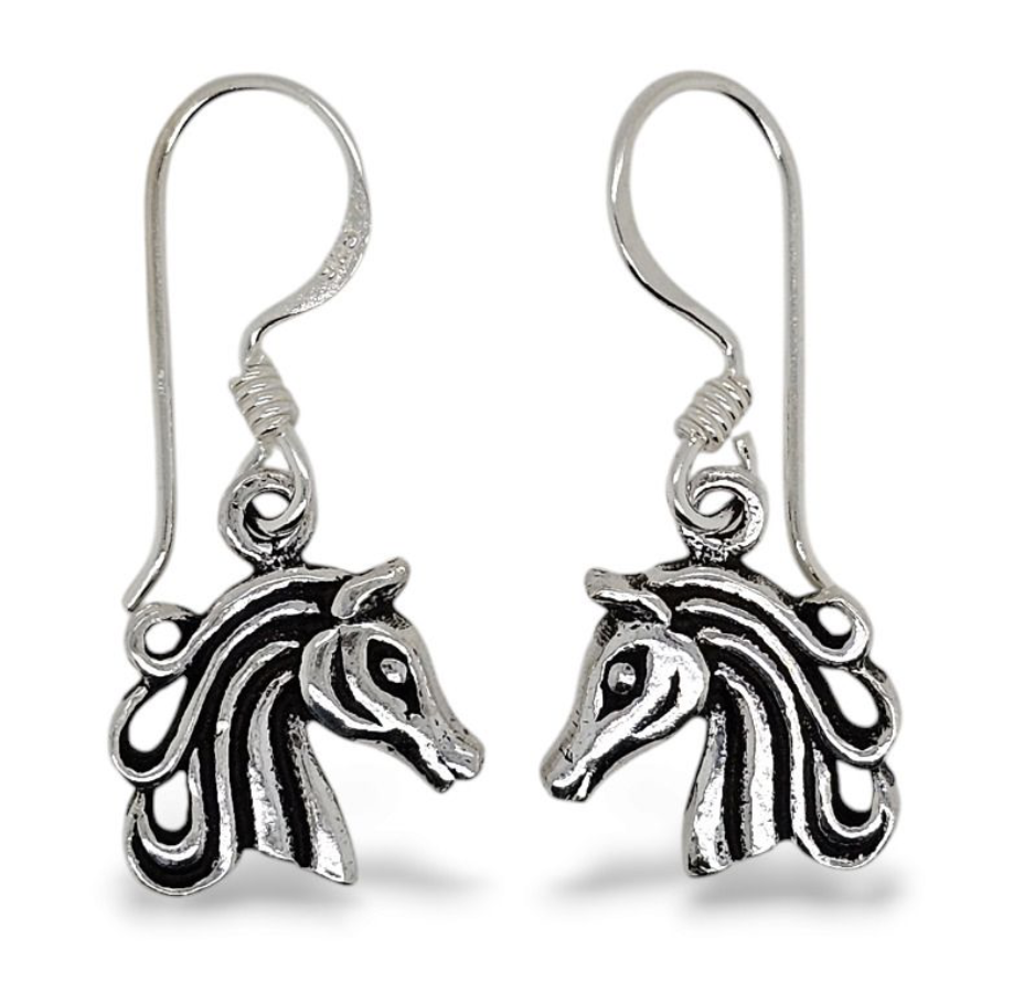 MCJ Fancy Horse Earrings