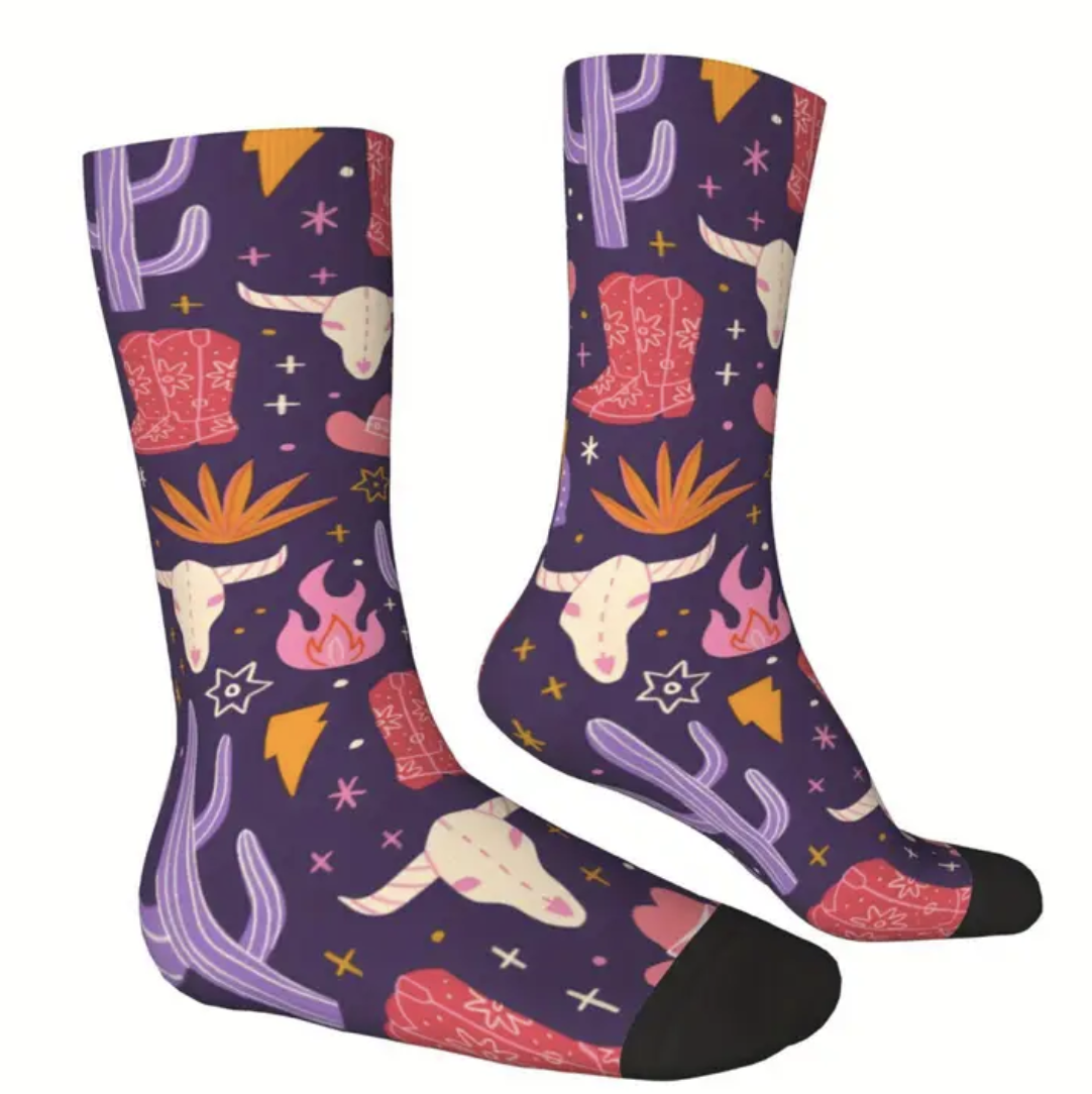 Fun Country Socks - Wild West