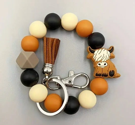 Key Chain - Cow & Bee