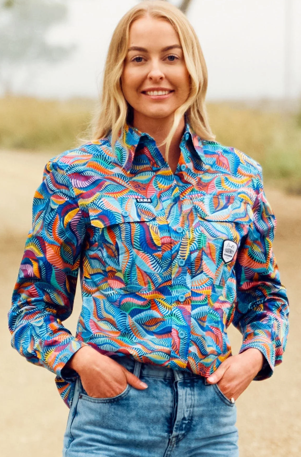Womens Snazzy Long Sleeve Work Shirt