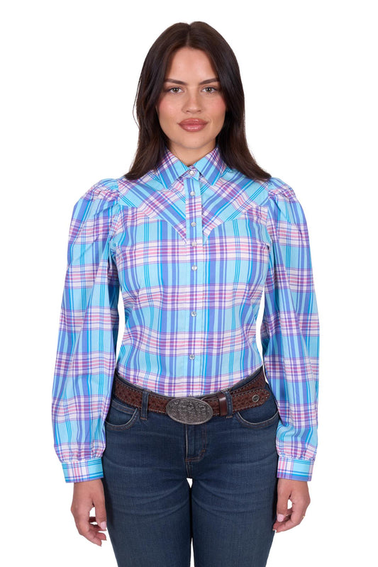 Wrangler - Womens Emily Long Sleeve Shirt