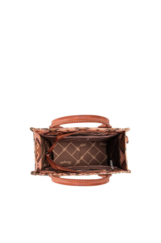 Wrangler - Brown Southwestern Crossbody Bag