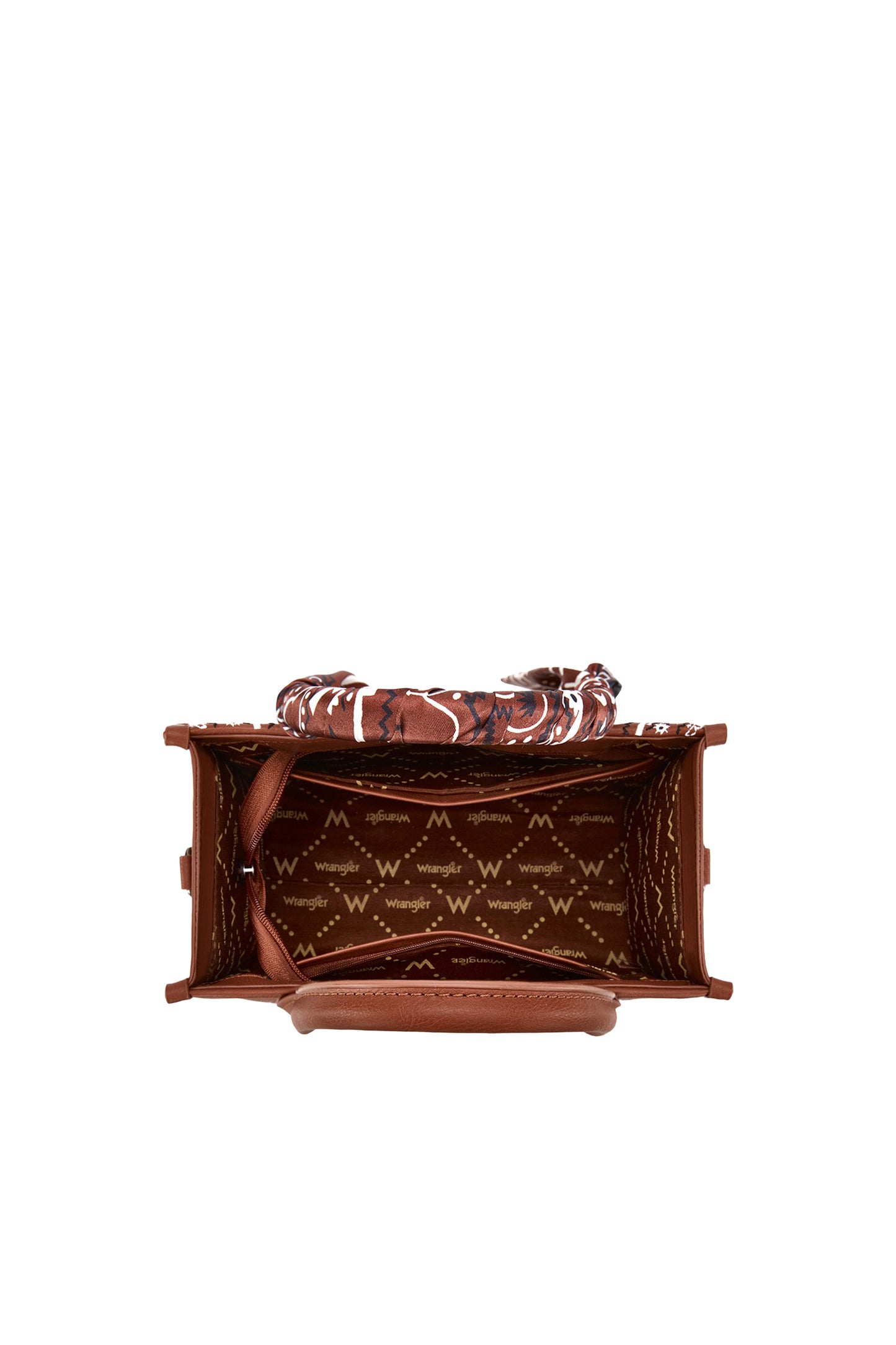Wrangler - Tan Paisley Crossbody Bag