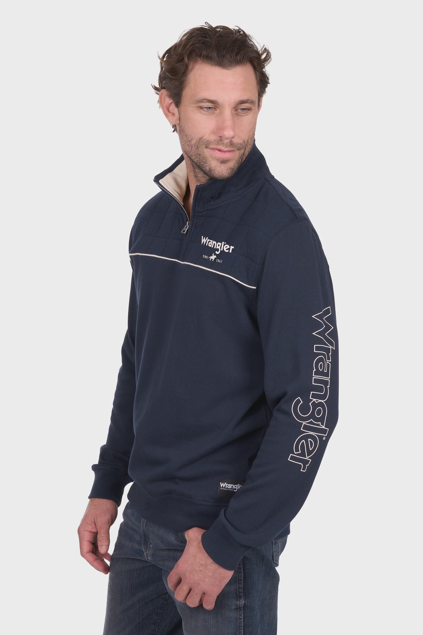 Wrangler - Mens Dale 1/4 Zip Pullover