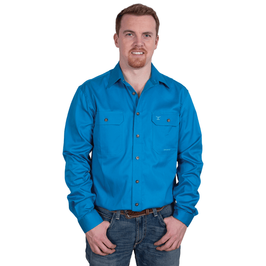 Just Country Evan Full Button Work Shirt