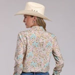 Stetson - White Print Shirt