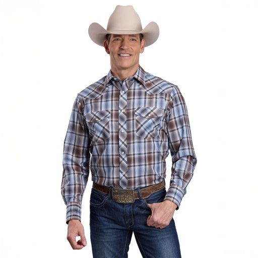 Roper - Karman Brown LS Shirt