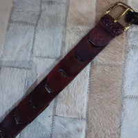 Badgery Hand Plaited Kangaroo Leather