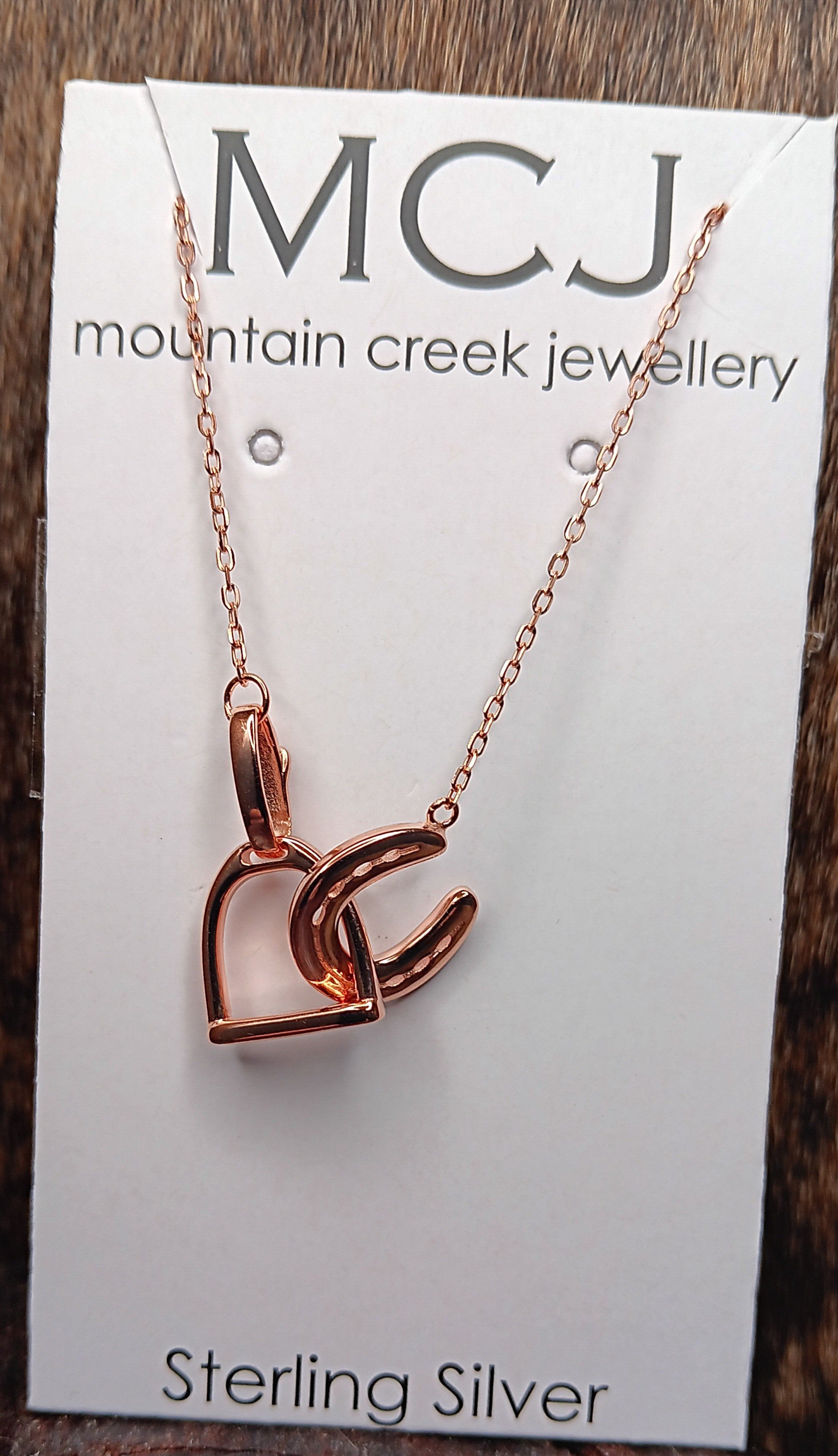 MCJ Interlock Horseshoe Necklace