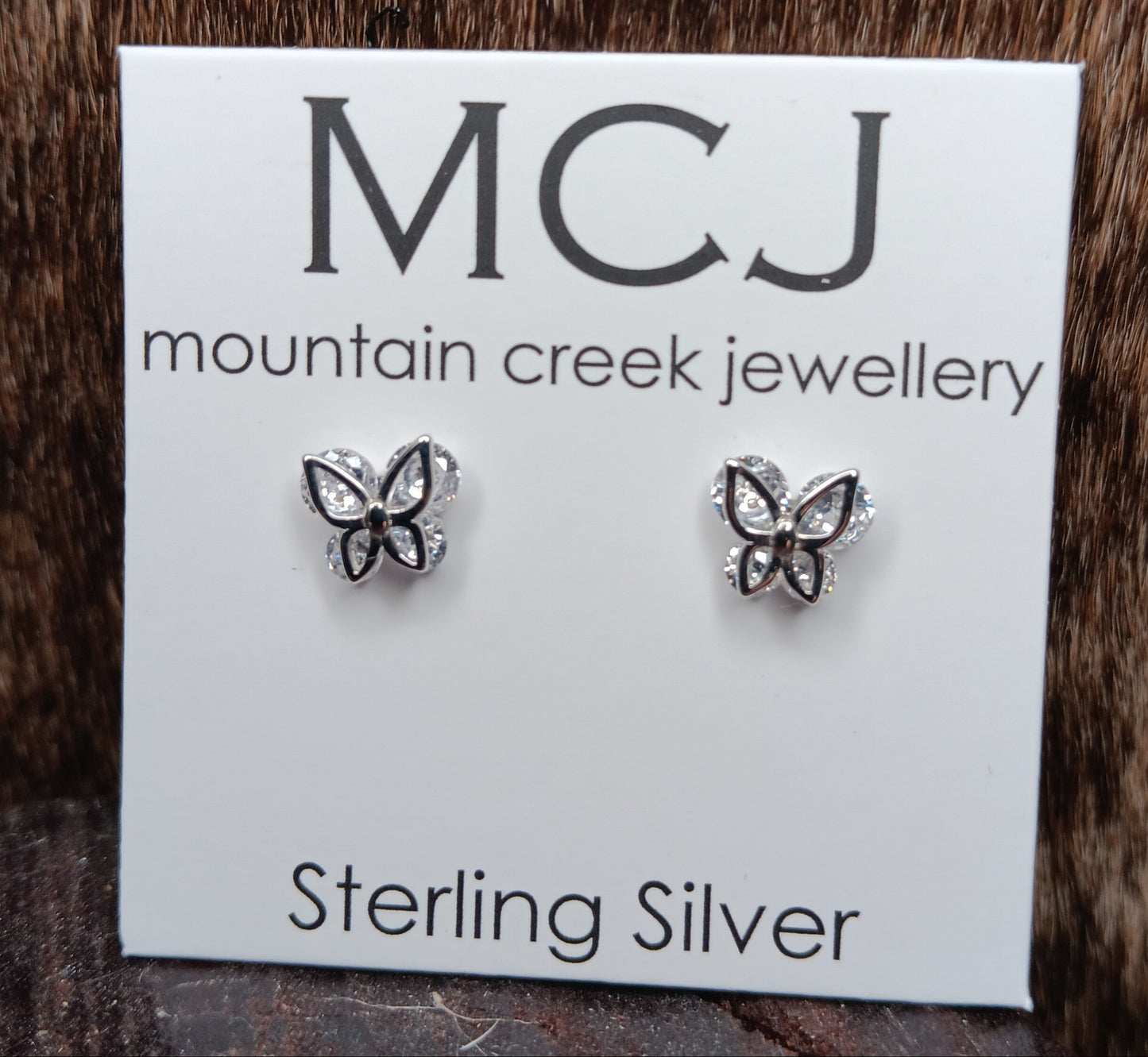 MCJ Butterfly Stud Earrings