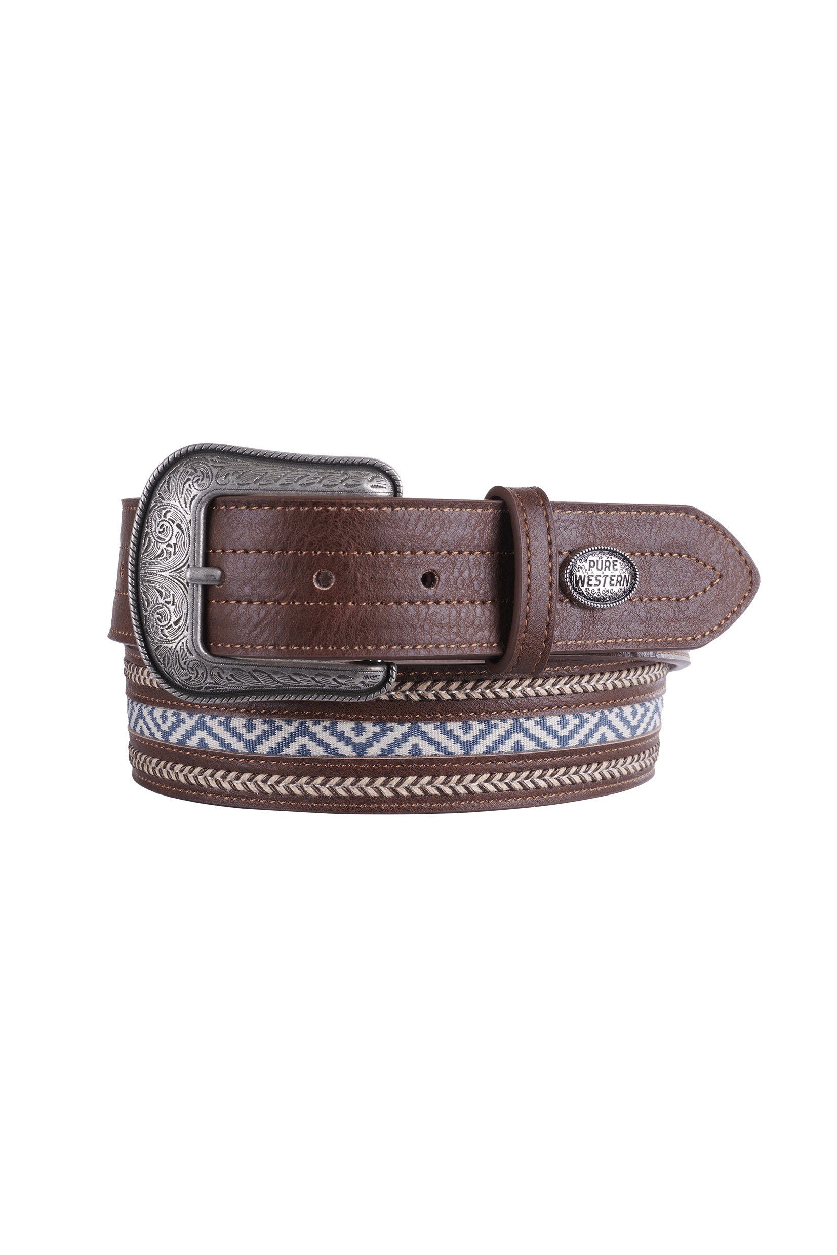 Pure Western Miller Belt - Dark Tan