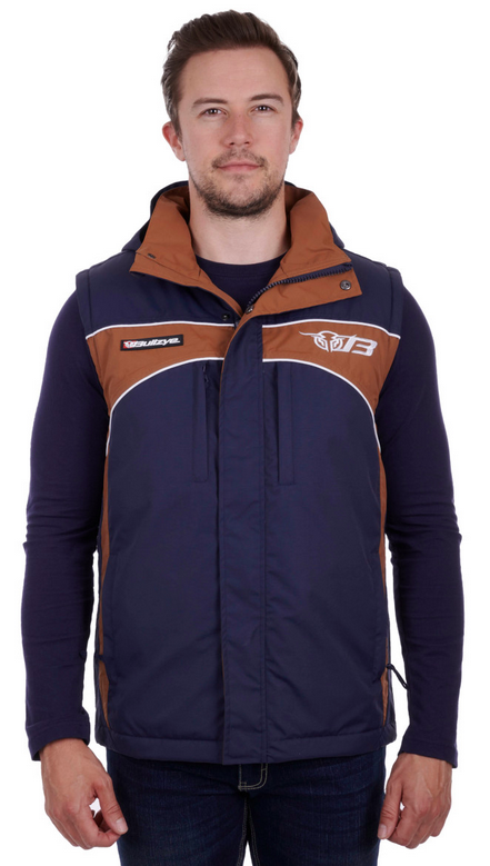 Bullzye Bazooka Vest Navy/Tan