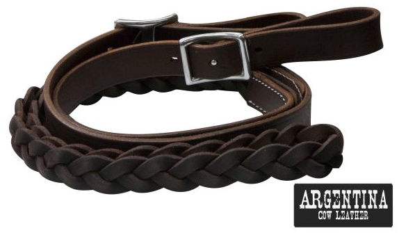 Argentina Braided Leather Rein