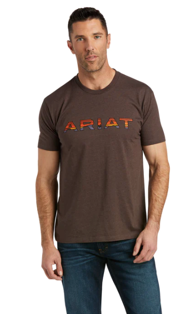 Ariat Tee Desert Scape - Military Green