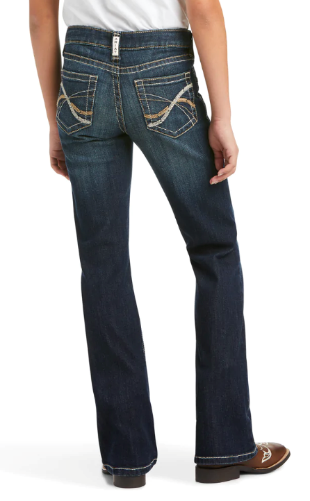 Ariat Girls REAL Boot Cut Jean - Kylee Lakeshore