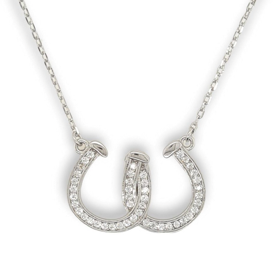 MCJ Double Horseshoe Necklace