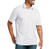Ariat Mens All Over Print Polo
