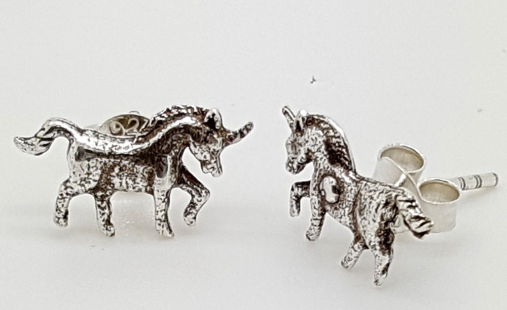 MCJ Unicorn Stud Earrings