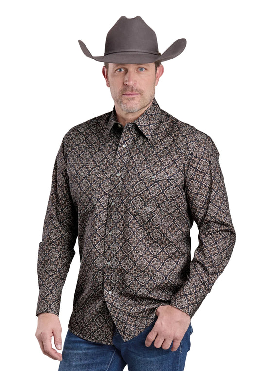 Roper - Amarillo Brown LS Shirt