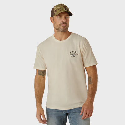 Mens Ariat Southwest Tee - Off White