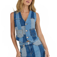 Wrangler Lainey Wilson Patchwork Vest