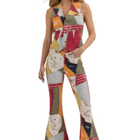 Wrangler Lainey Wilson Patchwork Vest Multi Coloured