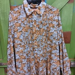 Corfu 100% Cotton Print Shirt - Almond W2326413