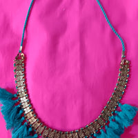 Zoda Teal Necklace