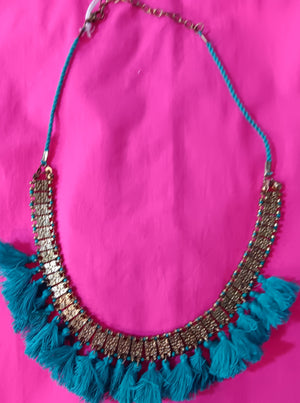 Zoda Teal Necklace