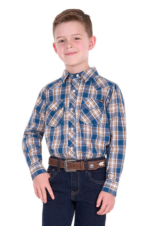 Pure Western - Boys Todd LS Shirt