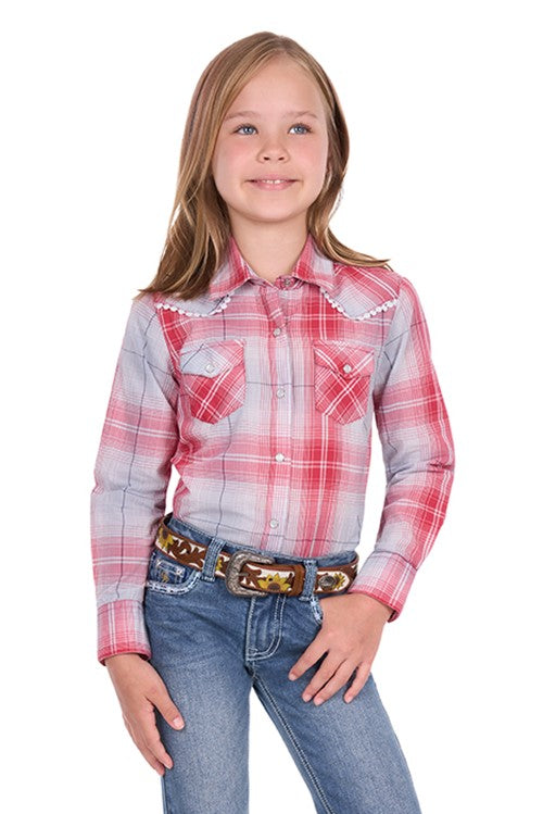 Pure Western - Girls Jill LS Shirt