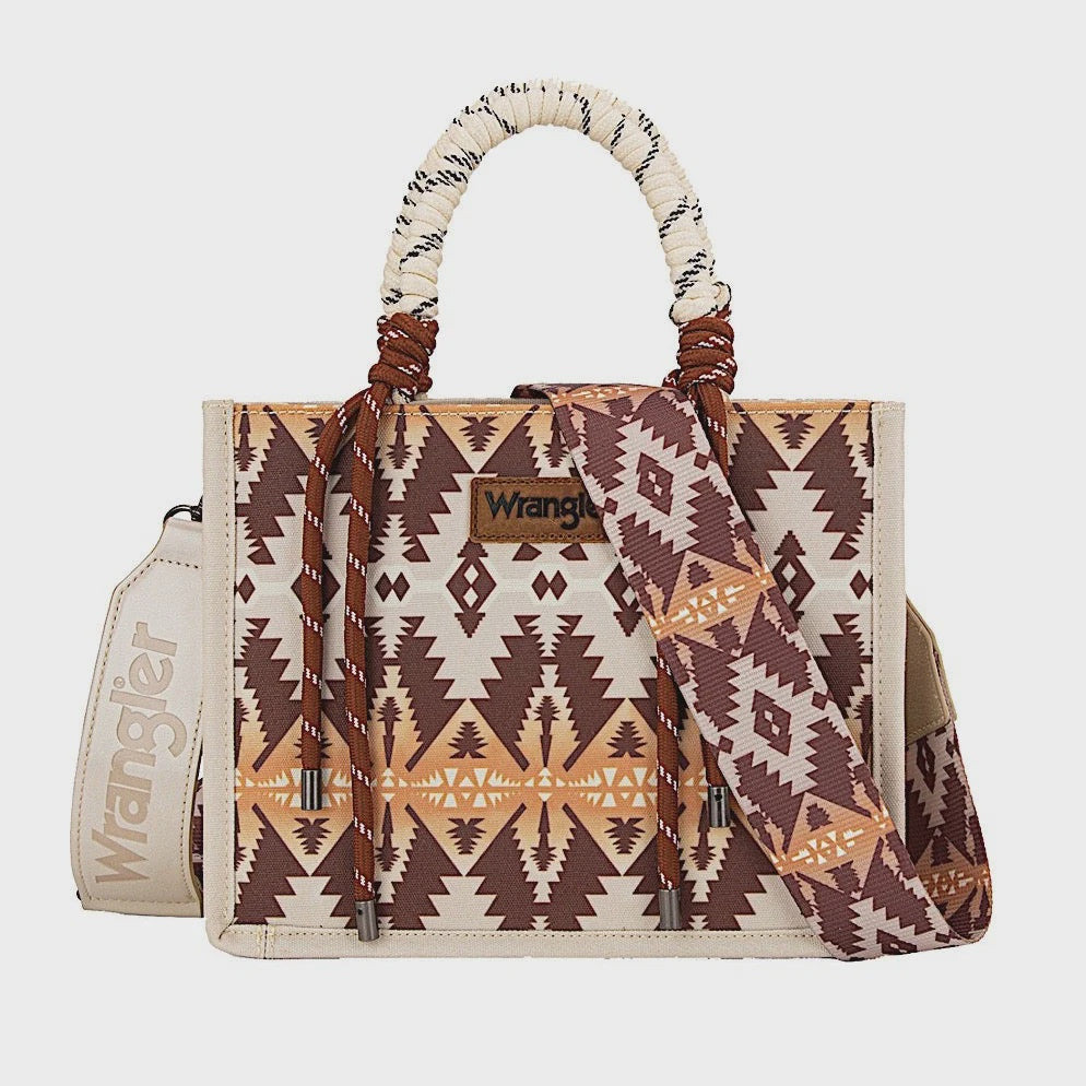Wrangler -  Southwestern Rope Handle Bag