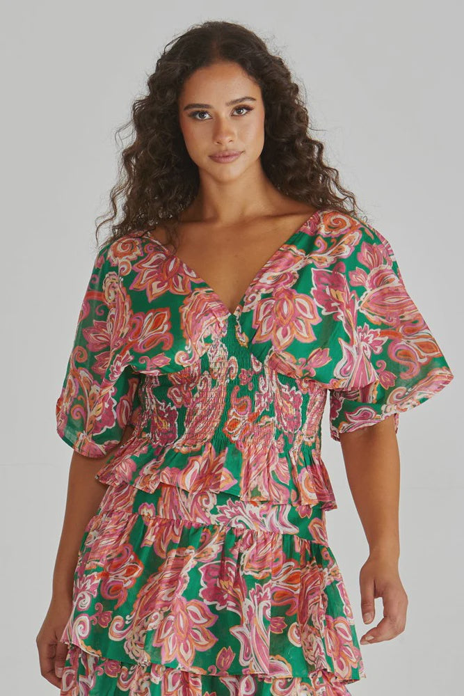 SASS - Malia Peplum Top