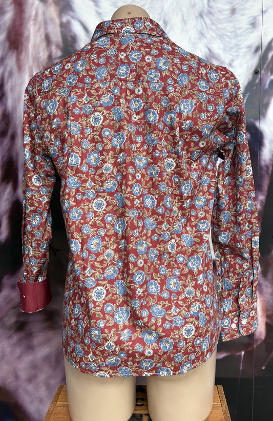 Trad Country - Burgandy Blouse