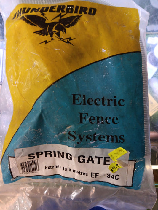 Thunderbird Electric Fence Spring Gate