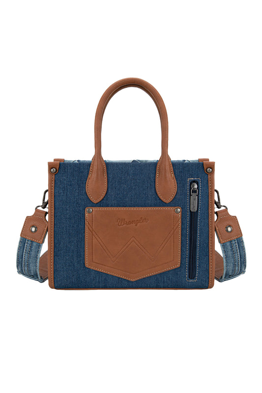 Wrangler - Denim Patchwork Crossbody Bag