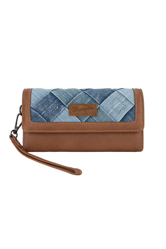 Wrangler - Denim Patchwork Wallet