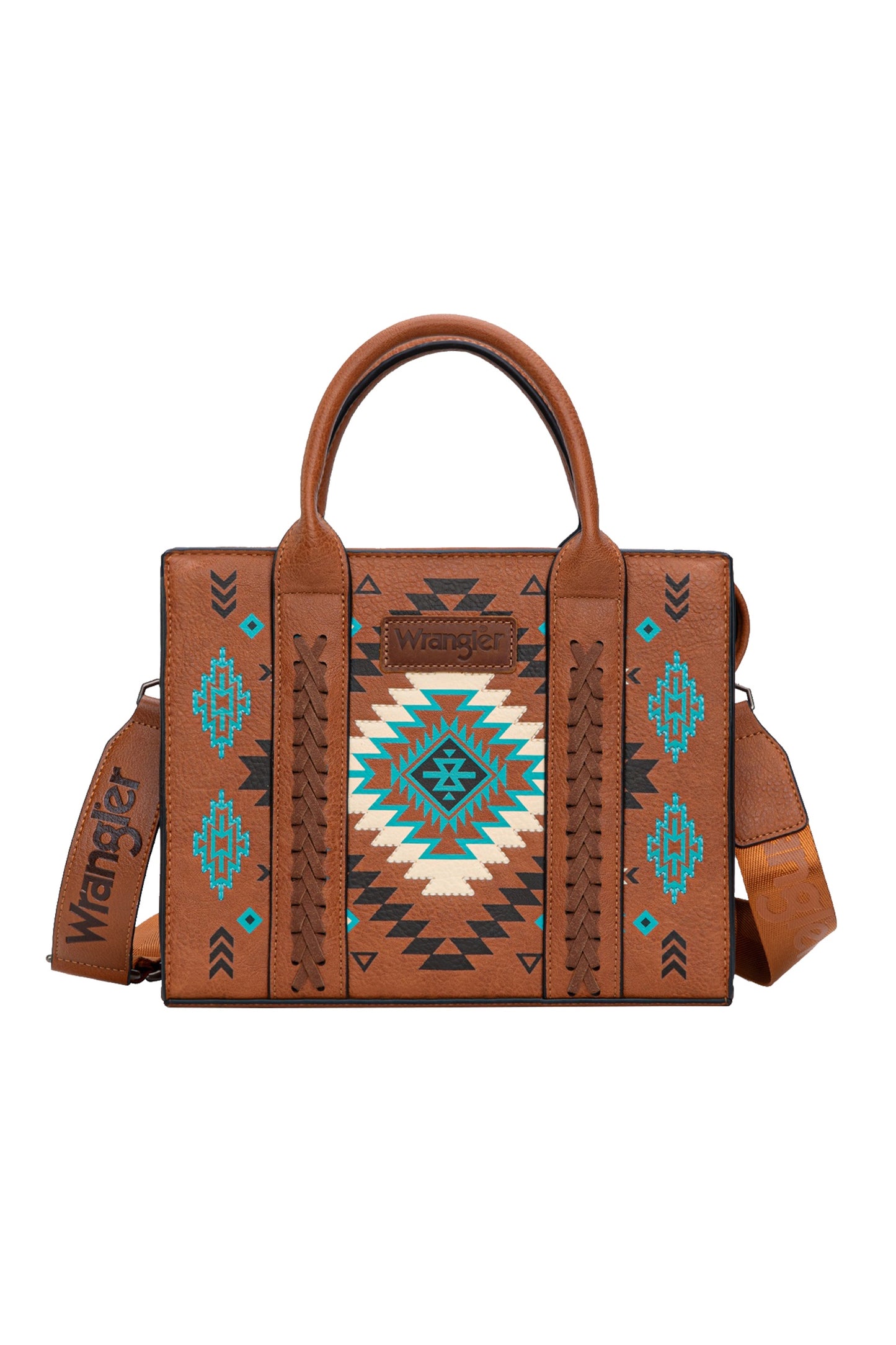 Wrangler - Talia Aztec Crossbody Bag Tan