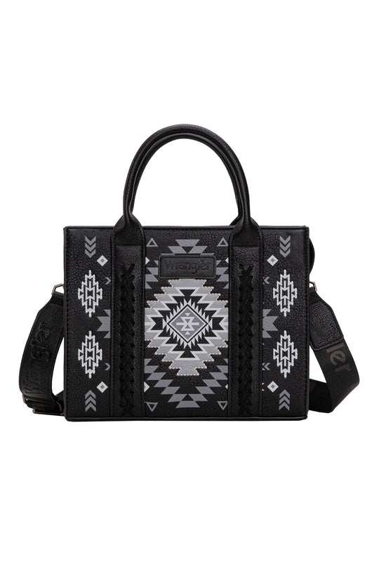 Wrangler - Talia Aztec Crossbody Bag Black
