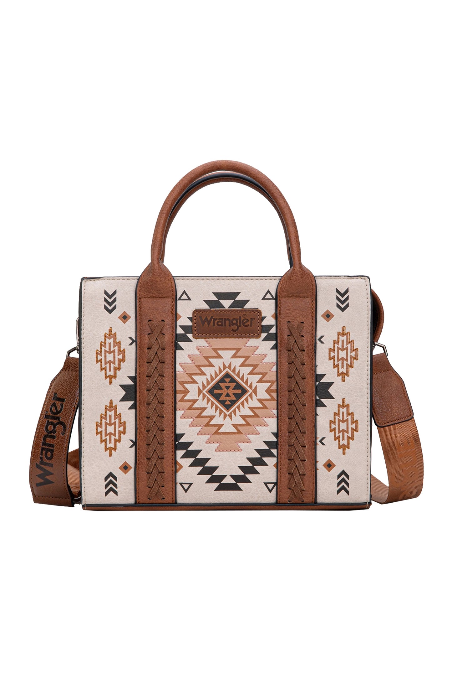 Wrangler - Talia Aztec Crossbody Bag Natural