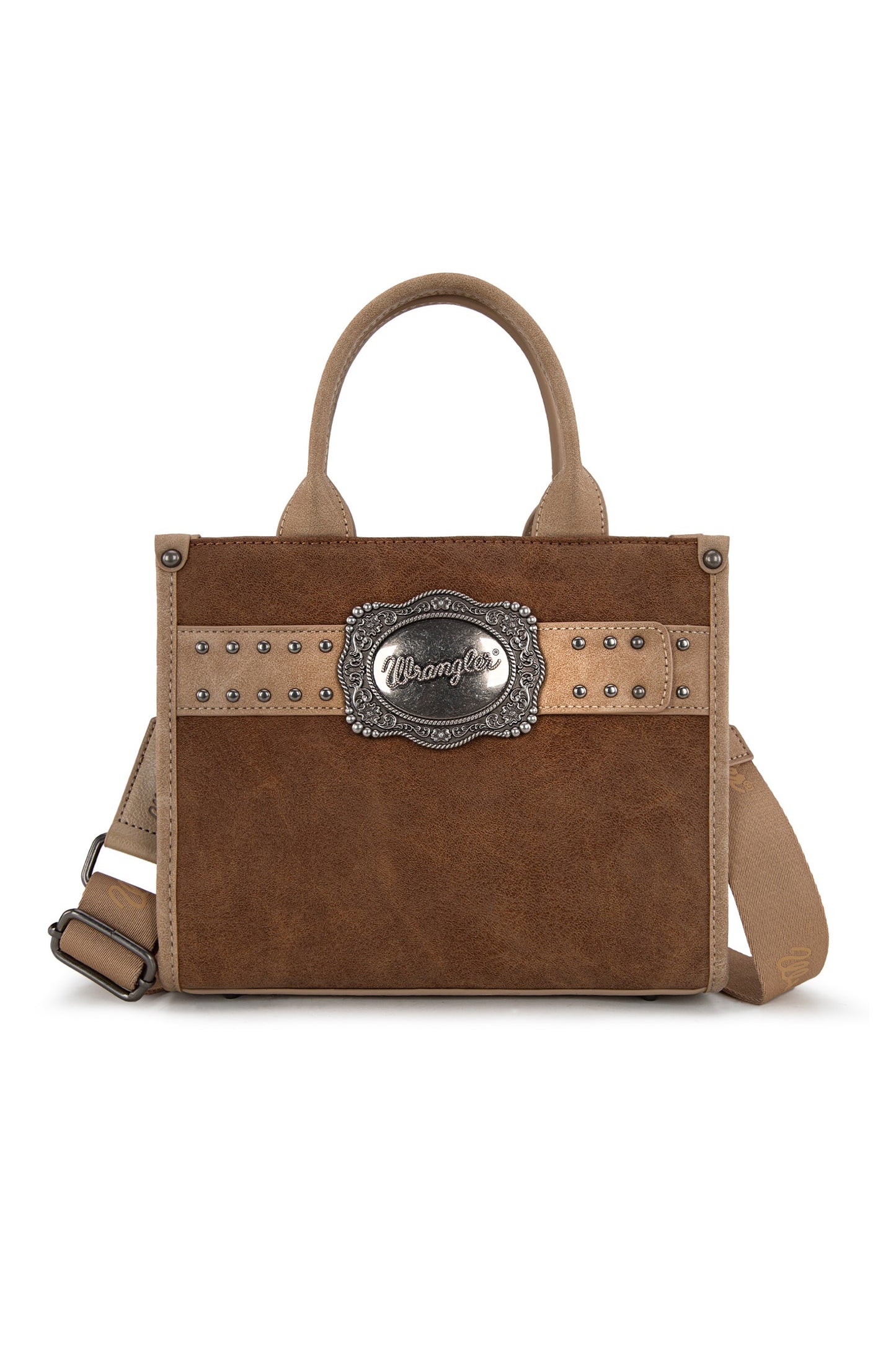 Wrangler - Featured Buckle Crossbody Bag Tan
