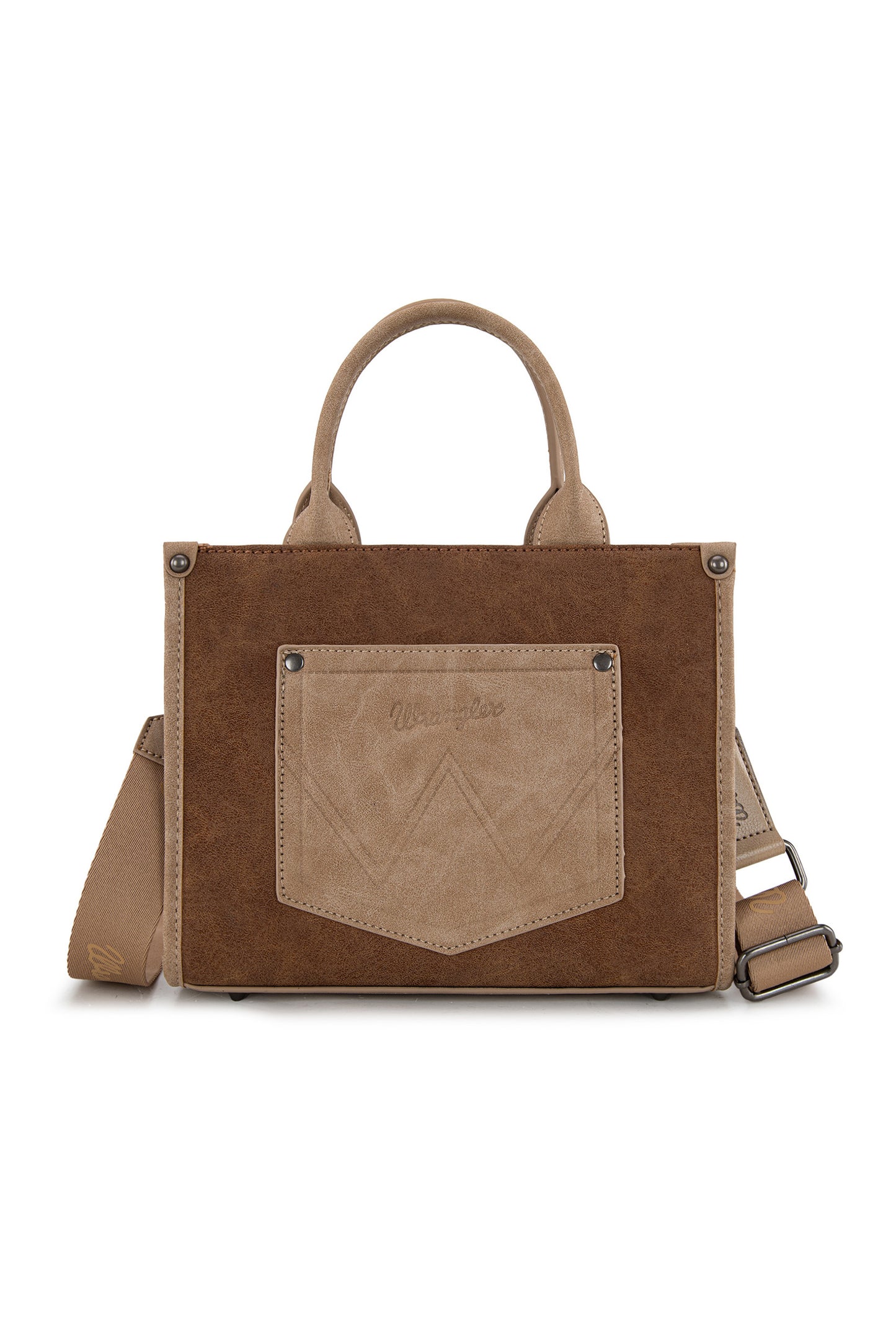 Wrangler - Featured Buckle Crossbody Bag Tan