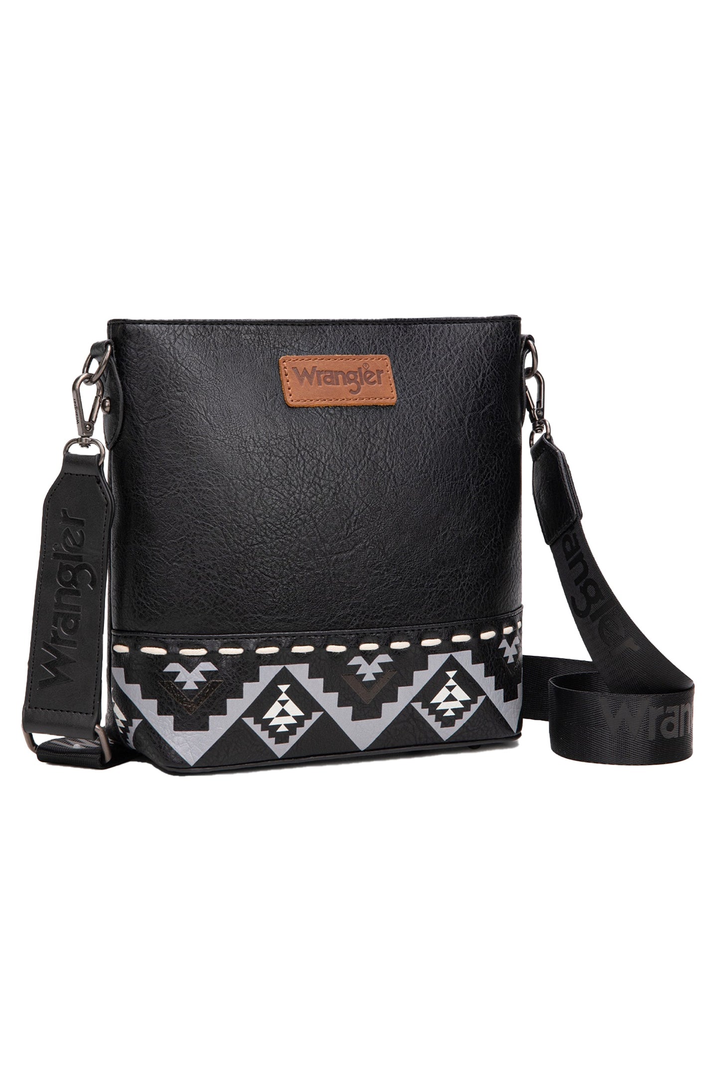Wrangler - Lana Aztec Crossbody Bag Black
