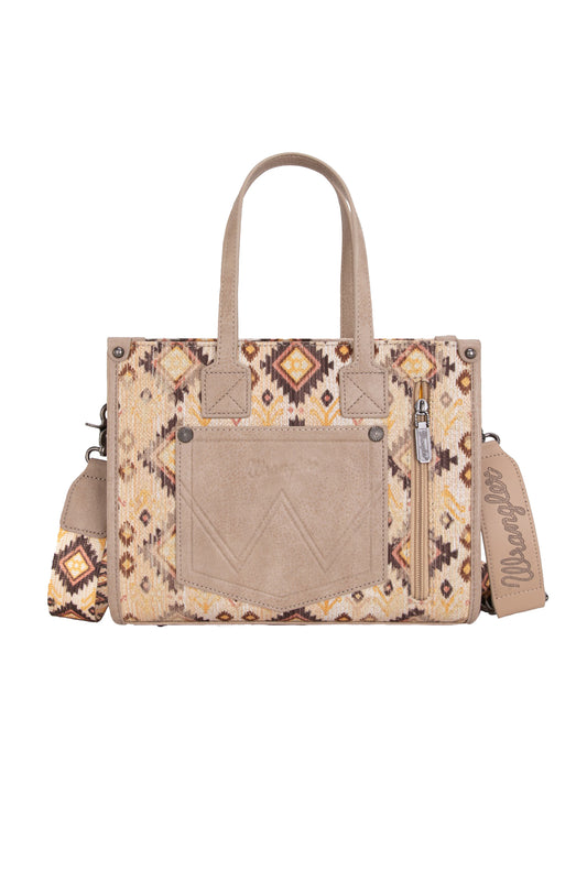 Wrangler - Aztec Crossbody Tote Bag Camel